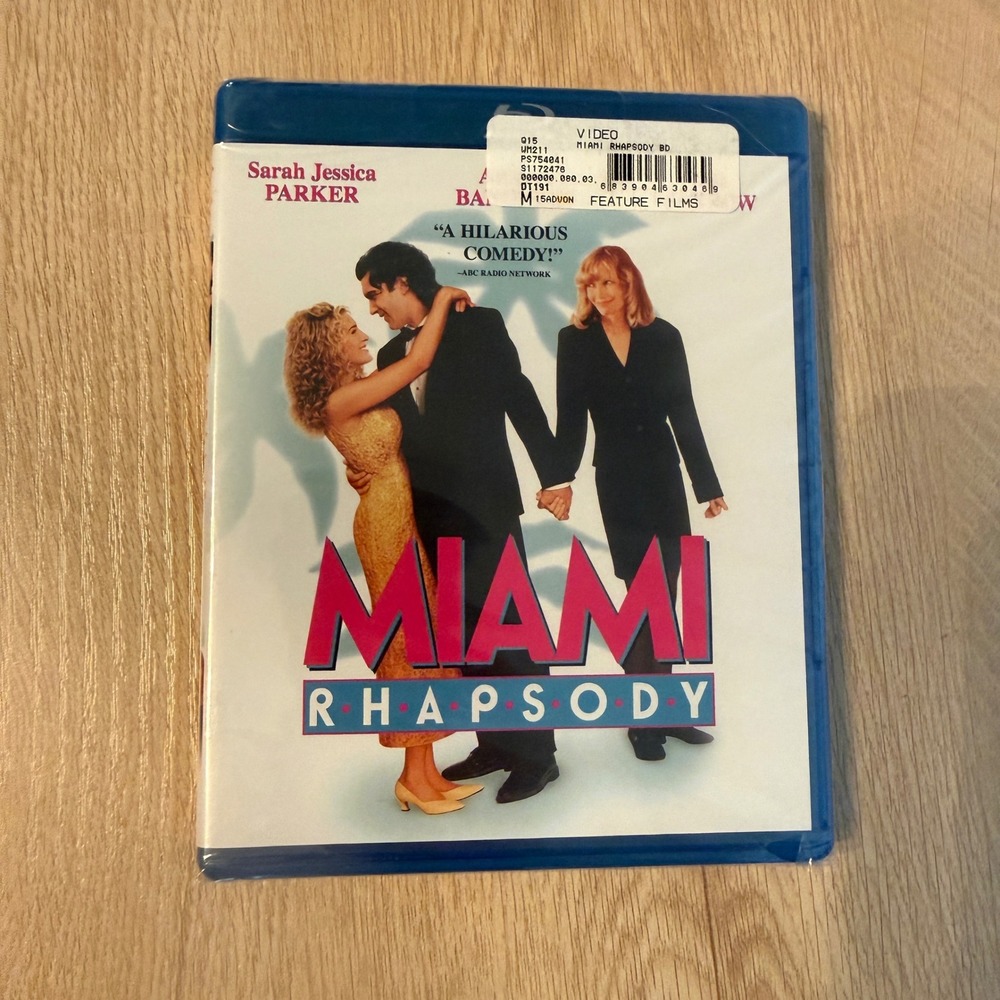 Miami Rhapsody Blu-ray Sarah Jessica Parker Antonio Banderas New Sealed RomCom
